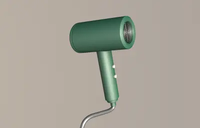 吹风机C4D模型
