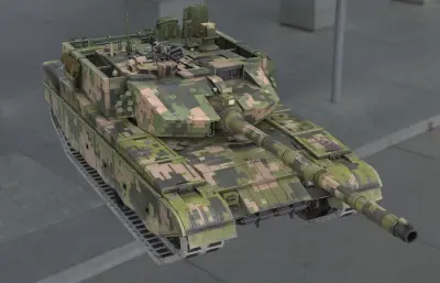 ZTZ99A主战坦克,已塌陷