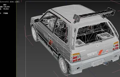 铃木 Suzuki800汽车,已塌陷