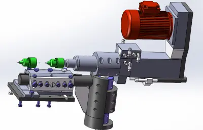 车床钻孔调整装置