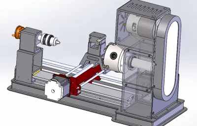 微型车床MLO2-ZA模型