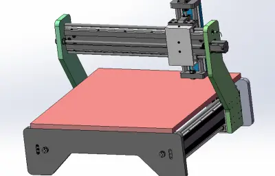 800×800数控铣床模型