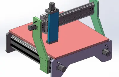 800×800数控铣床模型