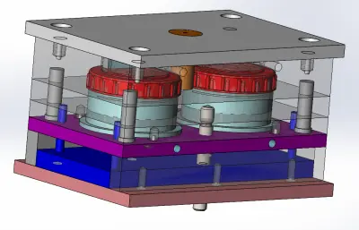 塑料瓶盖注塑模具