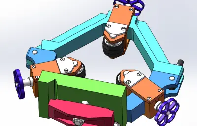 自定心钢管夹具