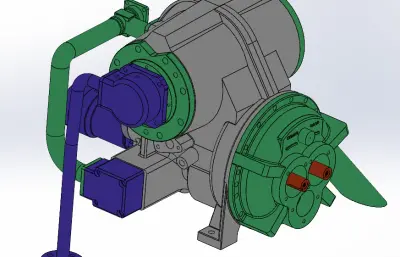 双螺杆压缩机模型