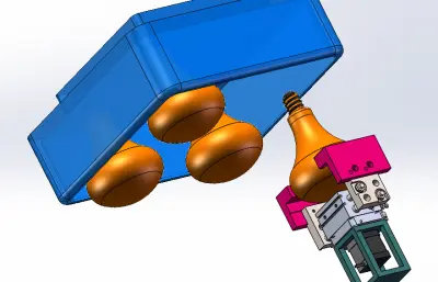 浴霸灯自动更换夹具
