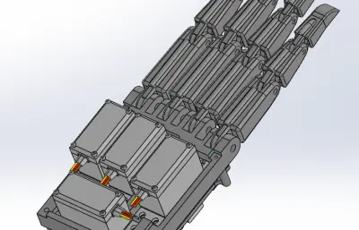简易钢缆驱动式仿生手掌