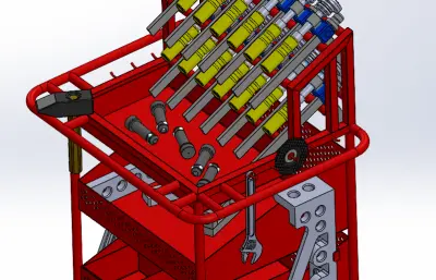 夹具工作台,工具手推车