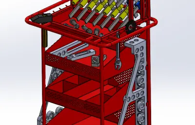 夹具工作台,工具手推车