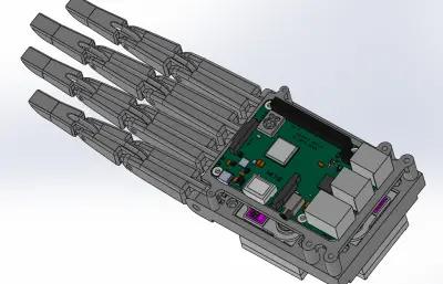 简易钢缆驱动式仿生手掌