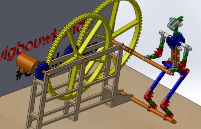 摇齿轮的怪人玩偶