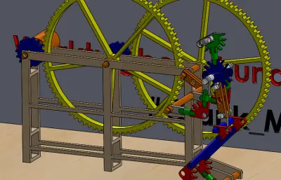 摇齿轮的怪人玩偶