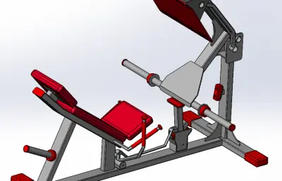 全腿对角线压力机