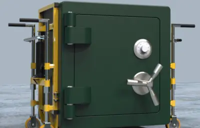 手推式密码箱,保险箱