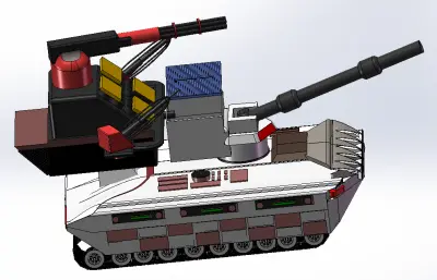 玩具坦克车模型