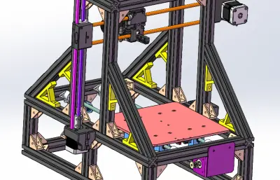 小型3D打印机模型
