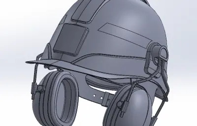 带耳罩的安全帽,安全头盔