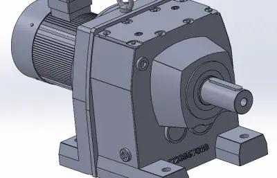 R97Y90s减速机外观模型