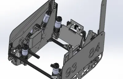 带钩竞赛机器人小车