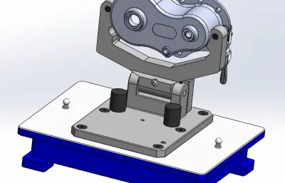 齿轮箱多自由度检测工装