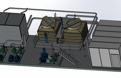 冷水机厂概念图