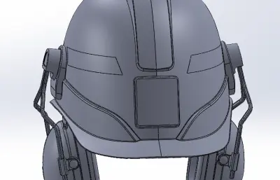 带耳罩的安全帽,安全头盔