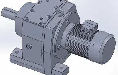 R97Y90s减速机外观模型