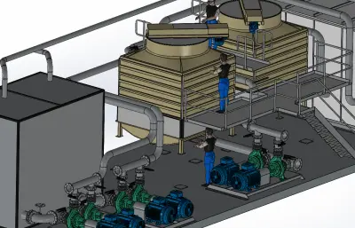 冷水机厂概念图