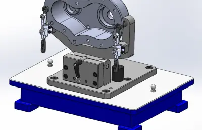齿轮箱多自由度检测工装