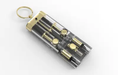 便携式隐藏袖珍钥匙扣发射器玩具