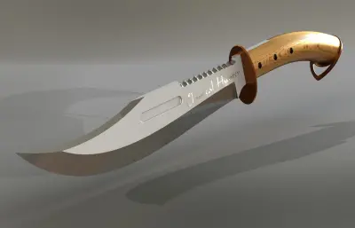 猎人砍刀STP模型