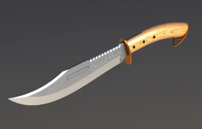 猎人砍刀STP模型