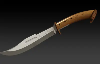 猎人砍刀STP模型