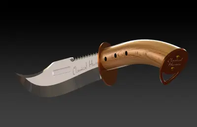 猎人砍刀STP模型