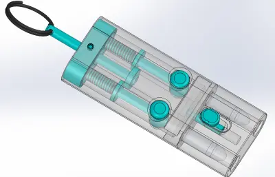 便携式隐藏袖珍钥匙扣发射器玩具