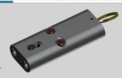 便携式隐藏袖珍钥匙扣发射器玩具