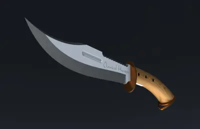 猎人砍刀STP模型