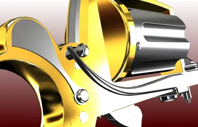 阿帕奇刀枪stp模型