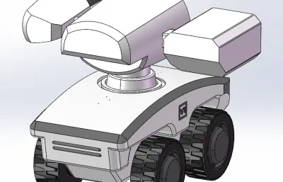 四轮遥控侦察车