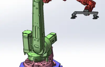 ABB六轴机械臂模型