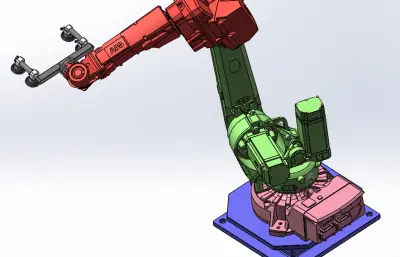 ABB六轴机械臂模型