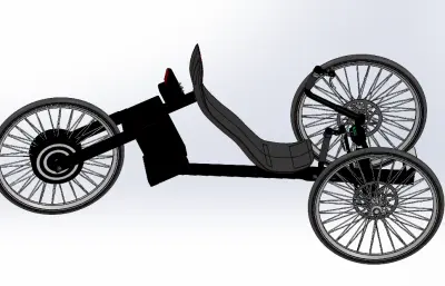 躺卧式电动三轮车