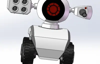 四轮遥控侦察车