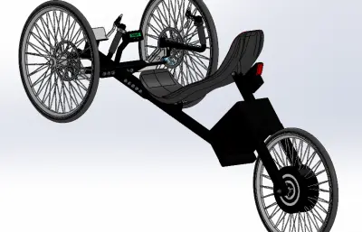 躺卧式电动三轮车