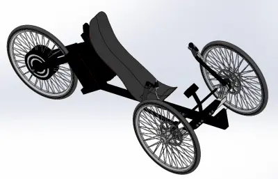 躺卧式电动三轮车