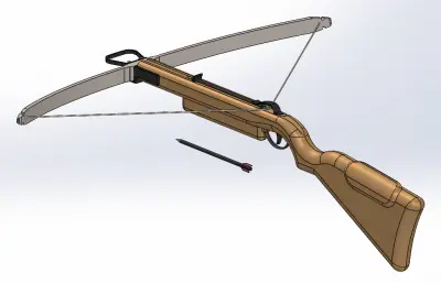 十字弓和箭矢sw模型