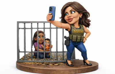 关在笼子里拍照,欧美风格手办白模