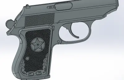 64式警用手枪外观模型,非实物