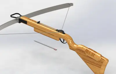 十字弓和箭矢sw模型